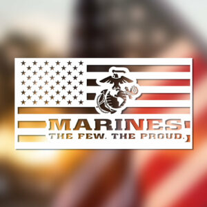 Marines - The Few. The Proud Flag Decal